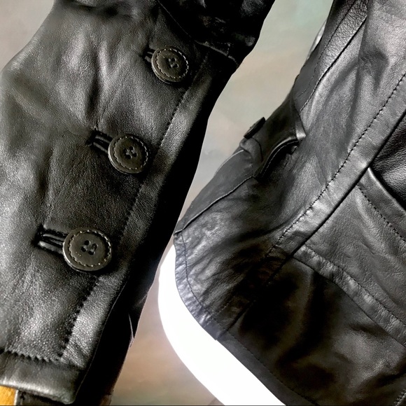 Atos Lombardini Luxury Leather Jacket Italy 40 - Picture 5 of 8